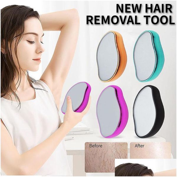

epilator crystal physical epilator painless safe easy to clean reusable body beauty hair removal tool housekee helper lt0090 drop de dh3rd