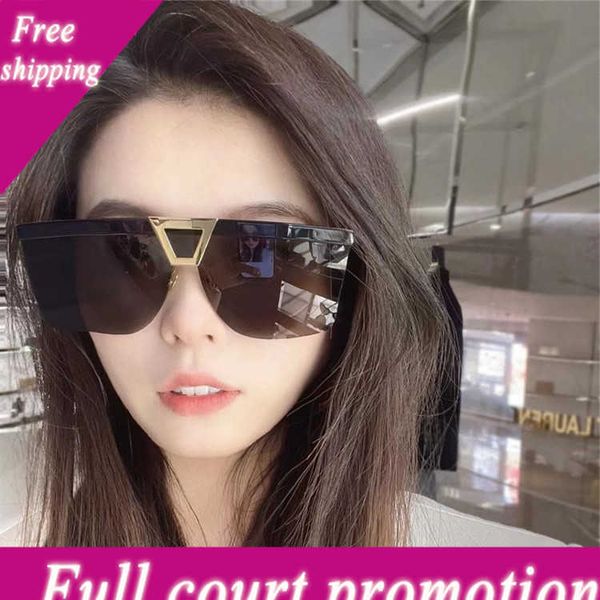 

designer sunglasses slp's new fashionable and personalized one-piece the same slim sl537, White;black
