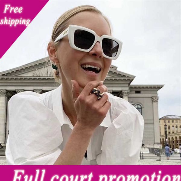 

designer sunglasses b family style personalized plate square sunglasses ins net red same face small bv1030s, White;black