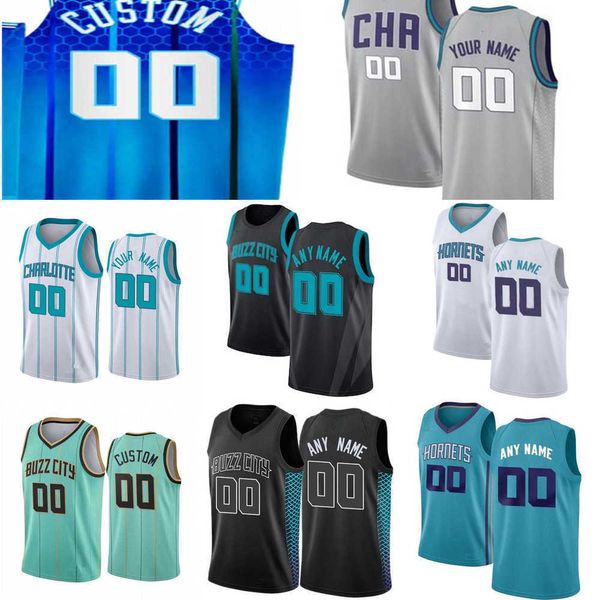 

basketball jerseys mens womens youth charlotte''hornets''6 jalen mcdaniels 8 montrezl harrell 2 lamelo ball 0 miles brid, Black;red
