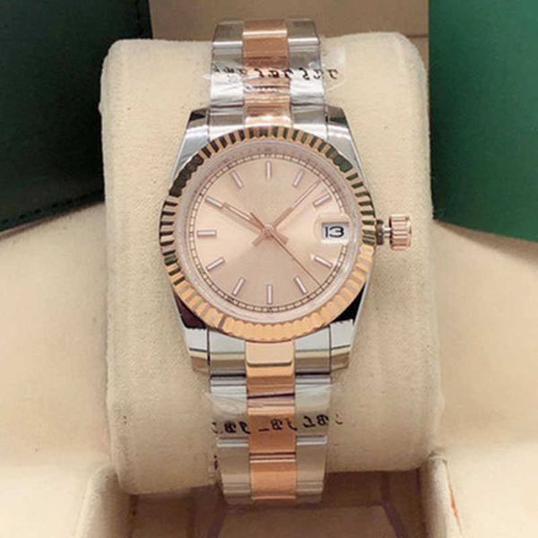

automatic watchesmechanical women's watch ladies orologio reloj fashion jubilee bracelet pink women's montre luxe watchs fashion a, Slivery;golden