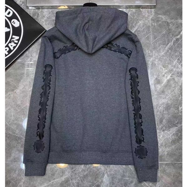 

fashion mens luxury sweatshirts ch designer hoodies zipper sanskrit graffiti hooded sweater cross pullover hoodie casual women coat sweatsh, Black