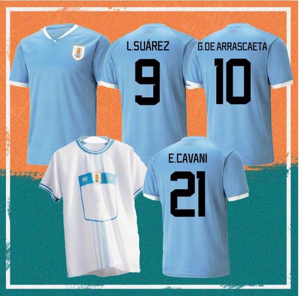 

uruguay soccer jerseys . suarez e.cavani f.valverde d.nunez arrascaeta r.araujo customized football shirts home away thai quality, Black;yellow