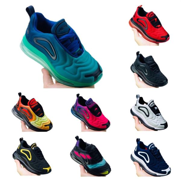 

2020 new style children shoes kids shoes athletic sports sneakers toddler boy girl jogging multi colors size 28-35280p, Black