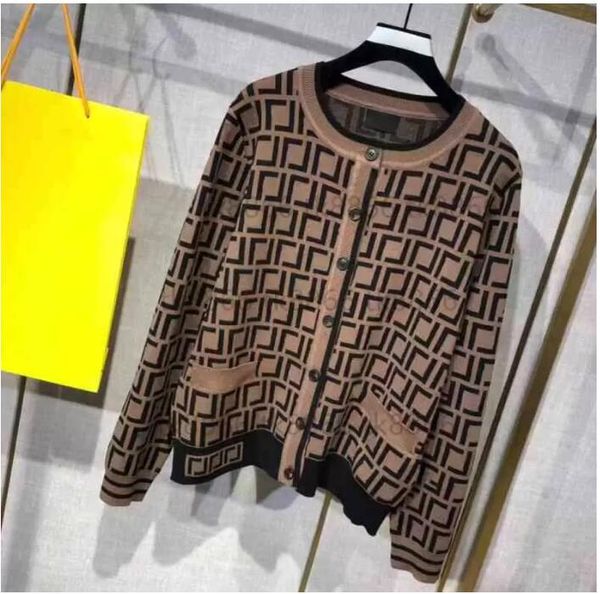 

women designer sweater jacket woman sweaters womens round neck stripe sweaters knit letter knitted long sleeved cardigan fashion casual knit, White;black