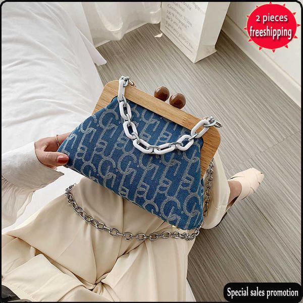 

factory direct sales 50% off designer bags 2022 spring new korean fashion dumpling bag texture print versatile shoulder chain crossbody fema