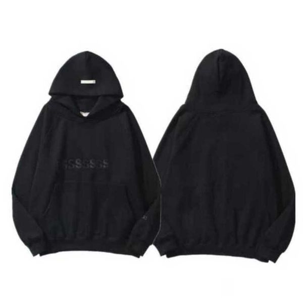 

brand luxury men's tracksuits sweatshirts letter es hoodies men women sportswear pants suit hooded sweater casual pullover couple hood, Black