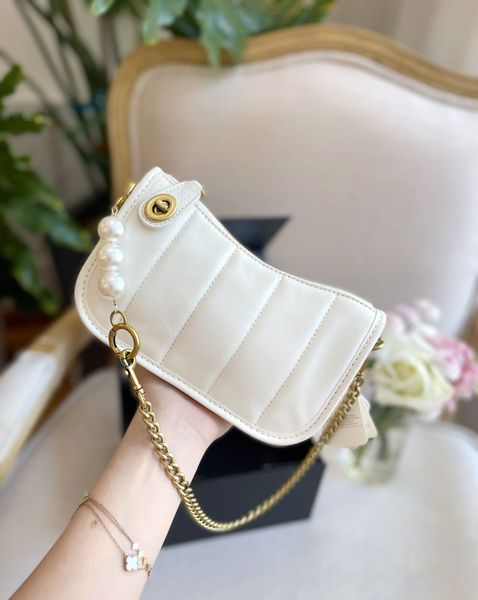 

bag buller swinging chain of the new luxury designer c leather women's shoulder bag with mahjong bags under his arm