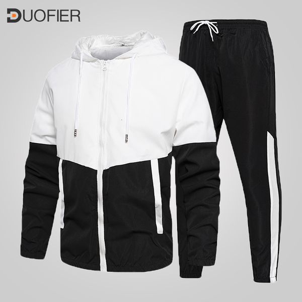 

mens tracksuits sets two piece set tracksuit casual zipper jacket pants harajuku sport suit spring and autumn 2 hoodies sportswear 221124, Gray