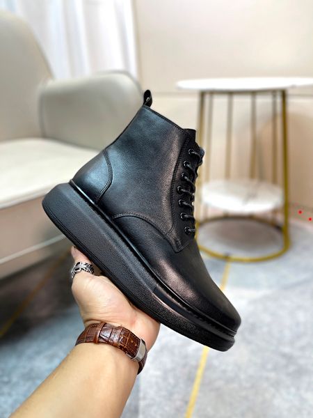 

2023 man sell boots classic gandu combine merge mens snow short men keep warm boots with card dust bag tag winter designer ankle booties siz, Black