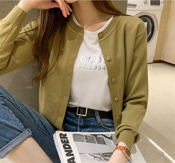

women's sweaters 2022 korean new solid knitted vest long sleeve sweater women open stitch casual pocket loose mediumlong vests mujer j2, White;black