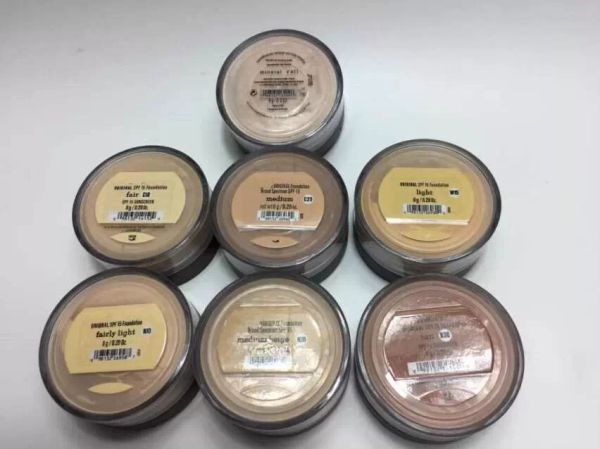 

minerals foundation original foundation loose powder 8g c10 fair/8g n10 fairly light/8g medium beige n20/9g mineral veil.