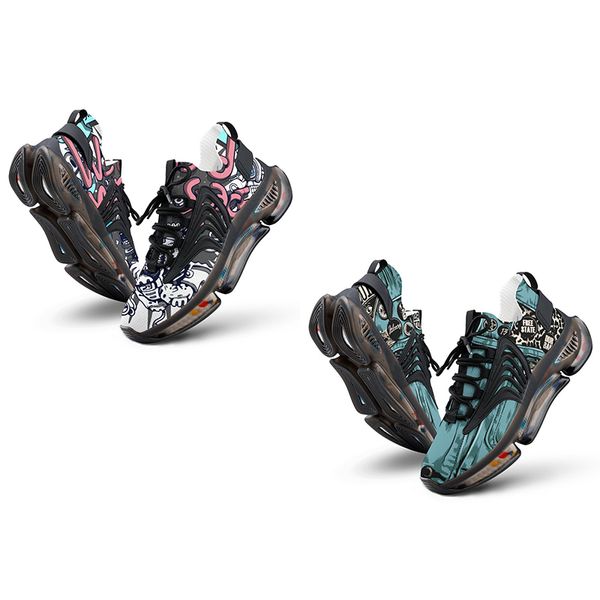 

men women diy custom designer shoes low canvas skateboard sneakers triple black customization uv printing sports sneakers xuebi 1008-25004