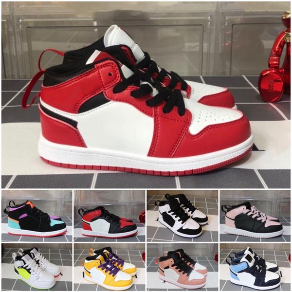 

new lace breathable kids children running shoes boy girl kid sport sneakers 1 eur size 28-35319i, Black