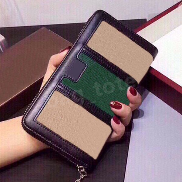 

luxury designer wallets women fashion clutch bag classic style coin pocket shopping purse card holder, Red;black