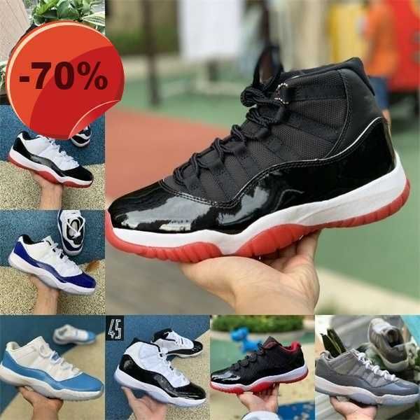 

basketball shoes 25th anniversary midnight navy gamma blue easter low columbia white red new jumpman pantone bred 11 11s, Black
