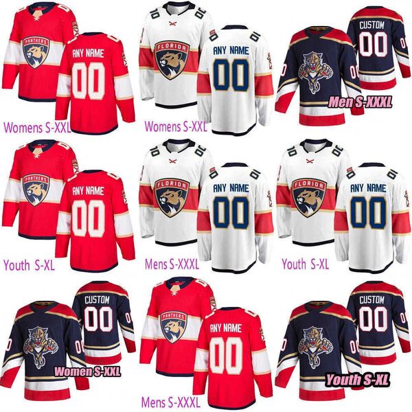 

hockey jerseys florida''panthers custom 62 brandon montour 23 carter verhaeghe 9 sam bennett 13 sam reinhart 30 spencer knight 52, Black;red