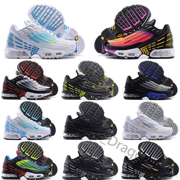 

kids plus tn 3 children parent child casual shoes for baby boy girl fashion designer sneakers white running outdoor trainer shoe 2291o, Black