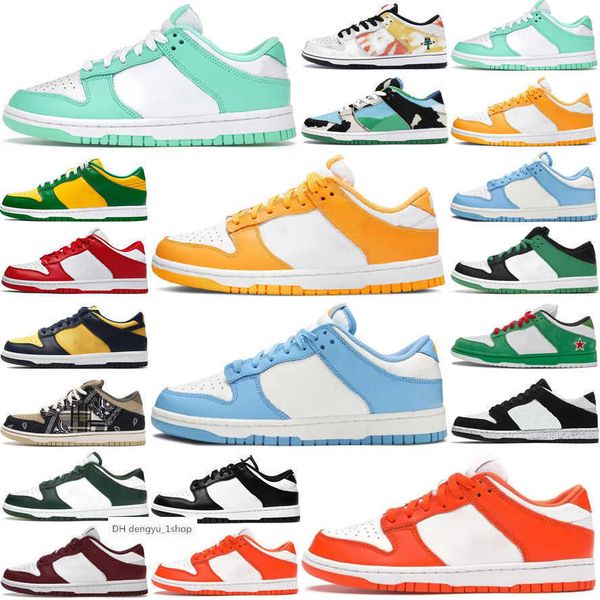 

2023 2022 unc lows casual running shoes for men women panda sneakers syracuse grey fog university red varsity green sports trainers 36-45, Black