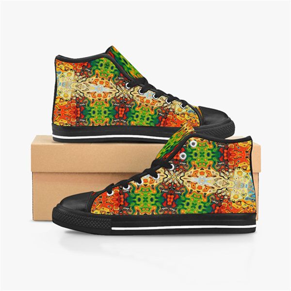 

men women diy custom shoes low canvas skateboard sneakers triple black customization uv printing sports sneakers 577
