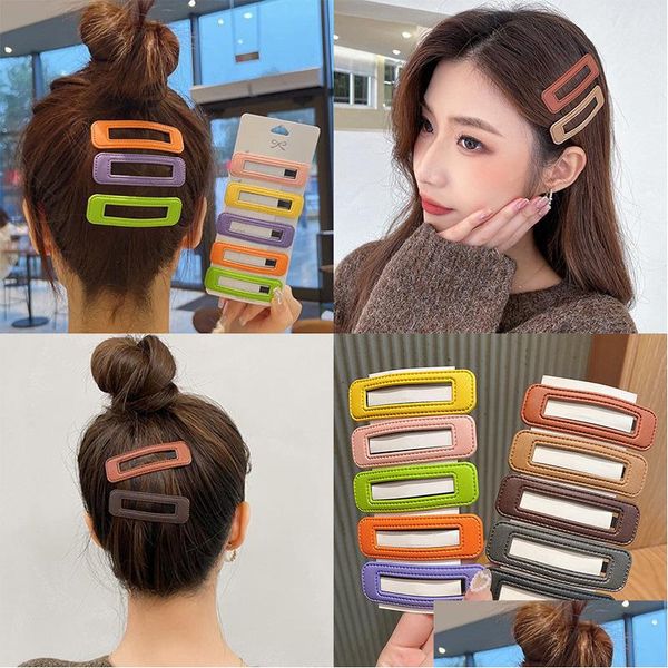 

hair clips barrettes 2022 new barrettes female side clip candy bangs broken hairpin bb hairclip at the back of head drop d dhgarden dhrbi, Golden;silver