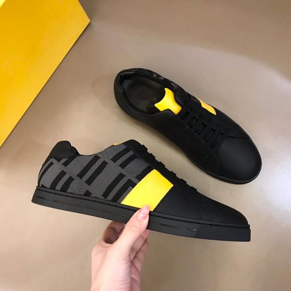 

2023 casual shoes new men's paris genuine leather lace-up sports shoe men running fashion sneakers flat shoess white black casual