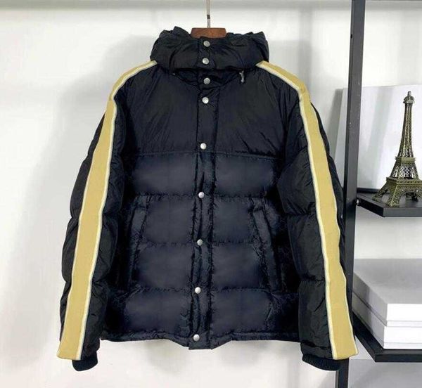 

mens designer jacket coats down parkas with letters for men women outdoor streetwear winter jackets homme coat outwear, Black