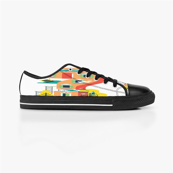 

custom shoes women diy low men canvas skateboard sneakers triple black customization uv printing sports sneakers kele316 ization343 ization