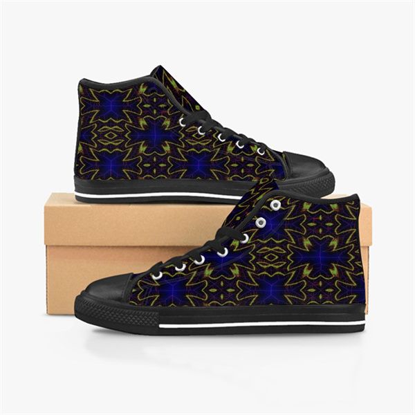 

custom shoes classic canvas high cut skateboard casual triple black accept customization uv printing low mens womens sports sneakers breatha