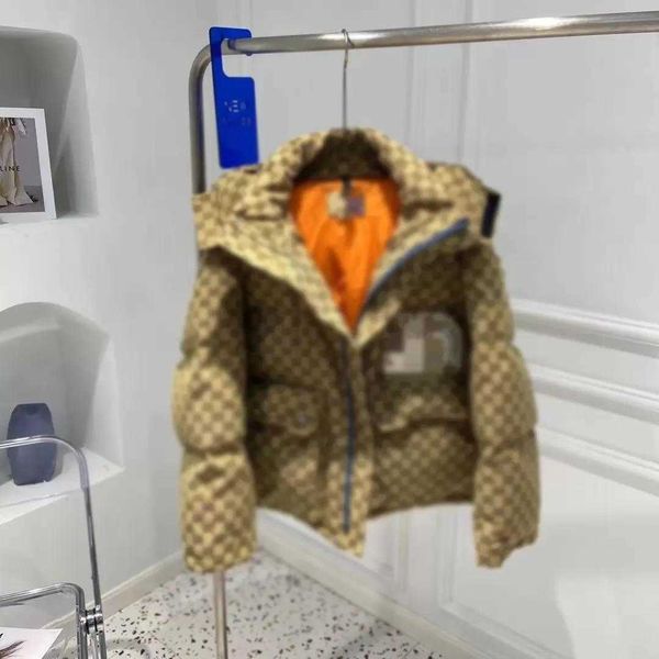 

fashion designer jacket men's down parka hooded canvas flight suit jackets style jacket stand collar ladies coat warm clothing, Black