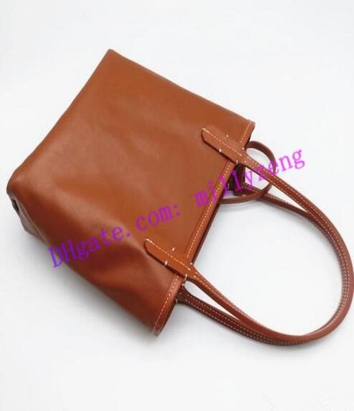 

fashion women coated canvas with genuine leather reversible double side tote bags composite handbags lady cosmetic bags shopping b5043154