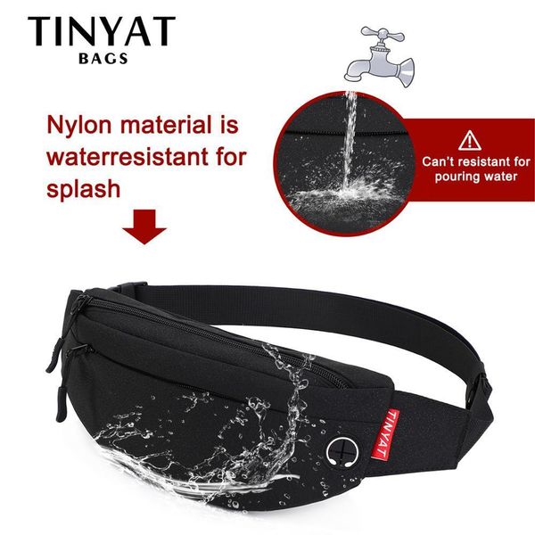 

waist bags tinyat men pack purse casual large phone belt pouch womens canvas travel fanny banana hip 4 pockets 221124