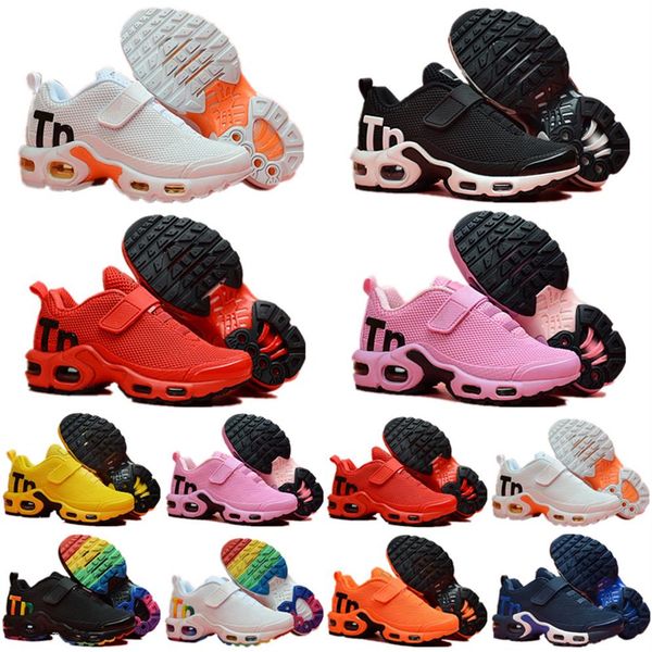 

designer toddler tn mercurial kids girl shoes children tn plus boys girls running sports sneakers trainer tns chaussures pour enfa185n, Black