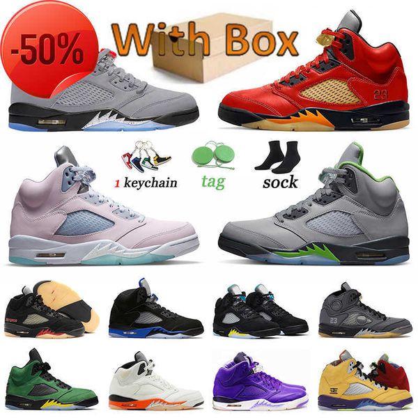 

original og 5 basketball shoes low psgs mars for her 5s sports sneakers jade horizon racer blue green bean raging jumpman concord sail, Black