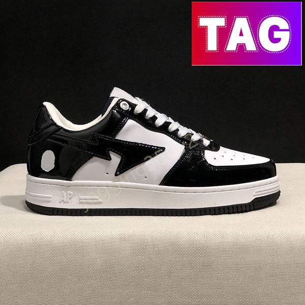 

fashion mens casual shoes designer low patent leather black white blue white teal brown yellow suede sneakers luxury womens trainers