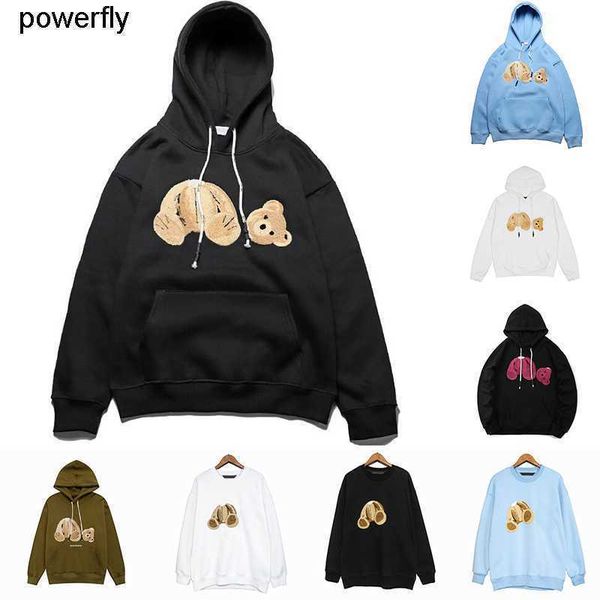 

men's hoodies sweatshirts fashion hoodies winter man long sleeve palms hooded clothing hoody clothes streetwear hoodie, Black
