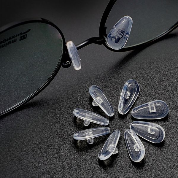 

lens clothes 5pairs10pcs air chamber oval silicone anti slip support nose pads screwin for eyeglasses eyewear glasses accessories142mm 22111