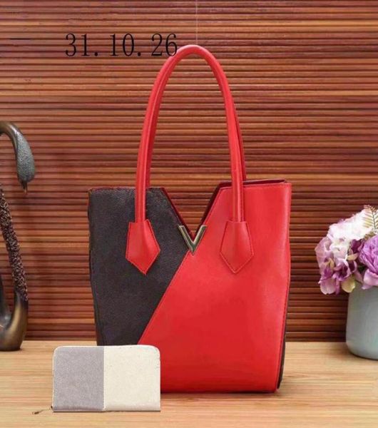 

highquality womens totes bags trend color matching design fashion ladies handbag purse large capacity casual lady bag 564907357