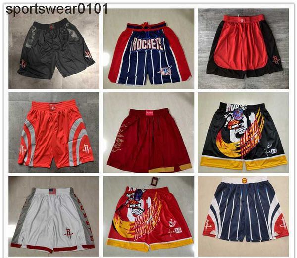 

houston''rockets''men throwback basketball shorts pocket 2022, White;black