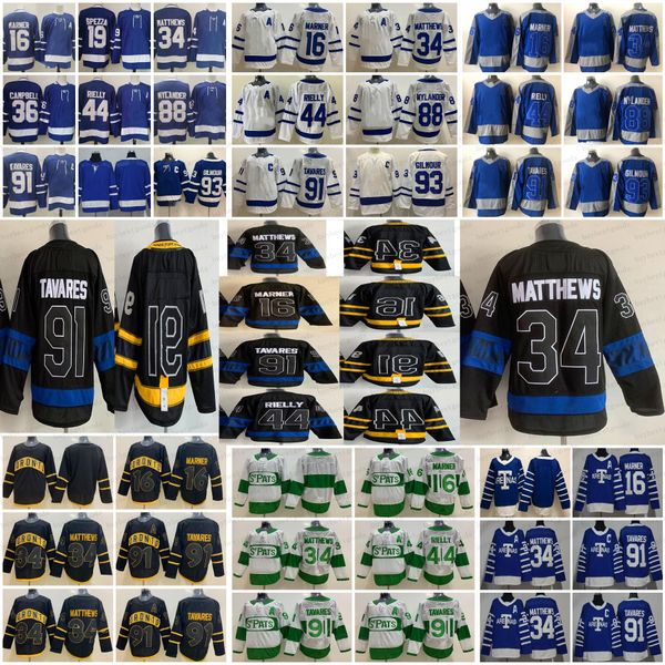 

auston matthews jersey alternate reversible black hockey john tavares mitchell marner william nylander morgan rielly jack campbell jason&#03, Black;red