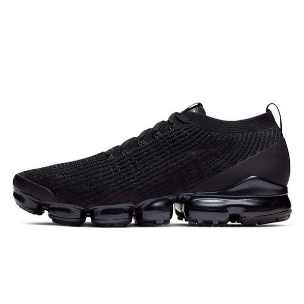 

running shoes women trainers sports sneakers triple black pure platinum white metallic gold fly knit outdoor vapor maxs plus 3.0