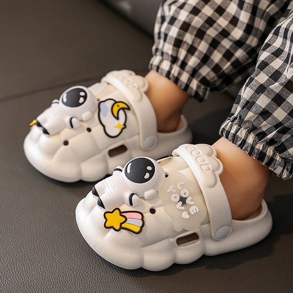 

slipper fashion shark sandals boys girls kids shoes cute slippers non-slip baby bathroom soft eva slides home 221125, Black;grey