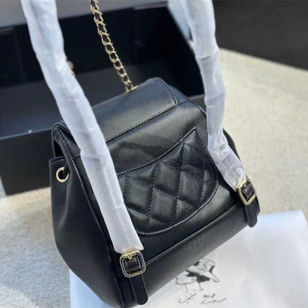 

evening bags schoolbag black flap backpack chain backpack