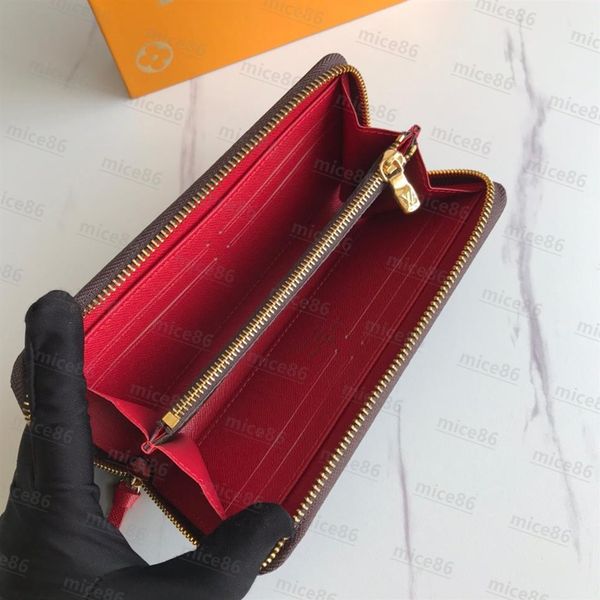

luxurys designers card holder wallets key purse business genuine leather holders fashion handbag men women's coin271w, Red;black