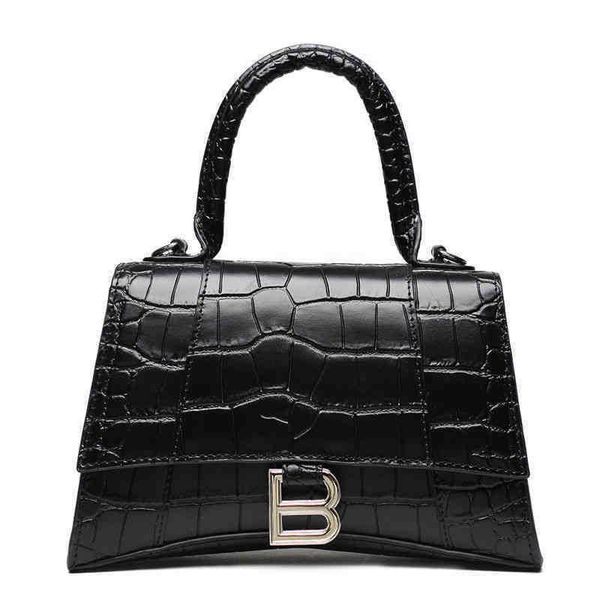 

designer luxury womens bag balencigas handbag b-shaped paris single shoulder messenger fashion square gift shoulder oblique span versatile h
