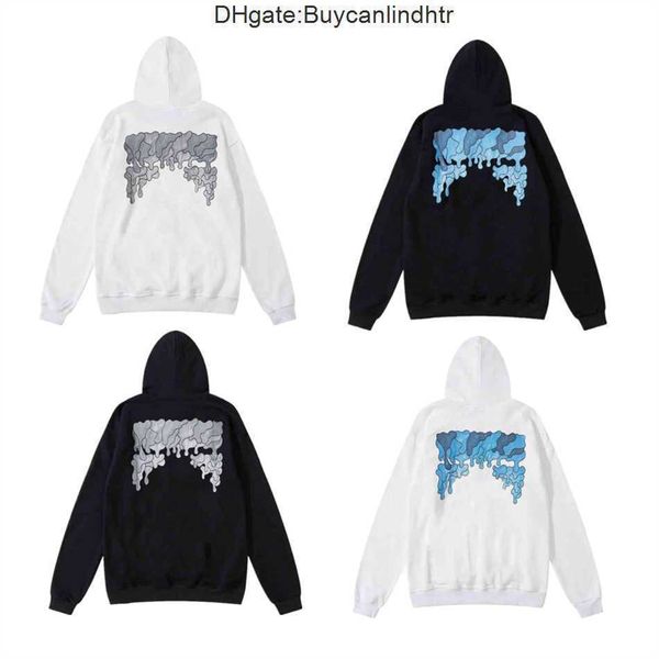 

brand luxury fashion offs men's tracksuit designers hoodie back arrow print loose sweatshirts casual clothing street ow hoodies jacket, Gray