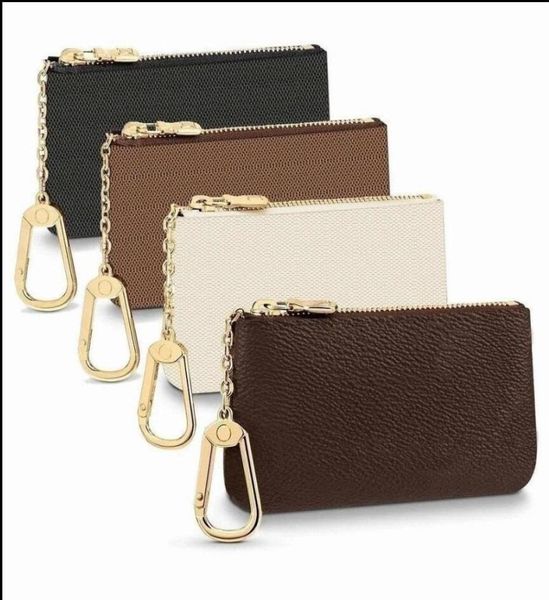 

fashion key pouch damier leather holds classical women key holder coin purse small wallets with box6798792, Red;black