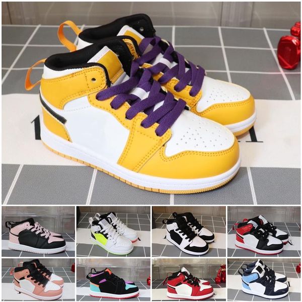 

sell children's basketball shoes kids athletic sports shoes for boy girls shoes size26-35216d, Black
