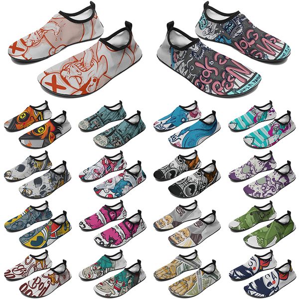 

water fashion summercustom customized shoes shoe sneakers men women blue red green grey classic custom comfortable low platform sneaker colo, Black