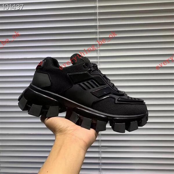 

casual shoes 19fw capsule series camouflage black stylist lates p cloudbust thunder lace-up boys sneakers rubber low-platform2128